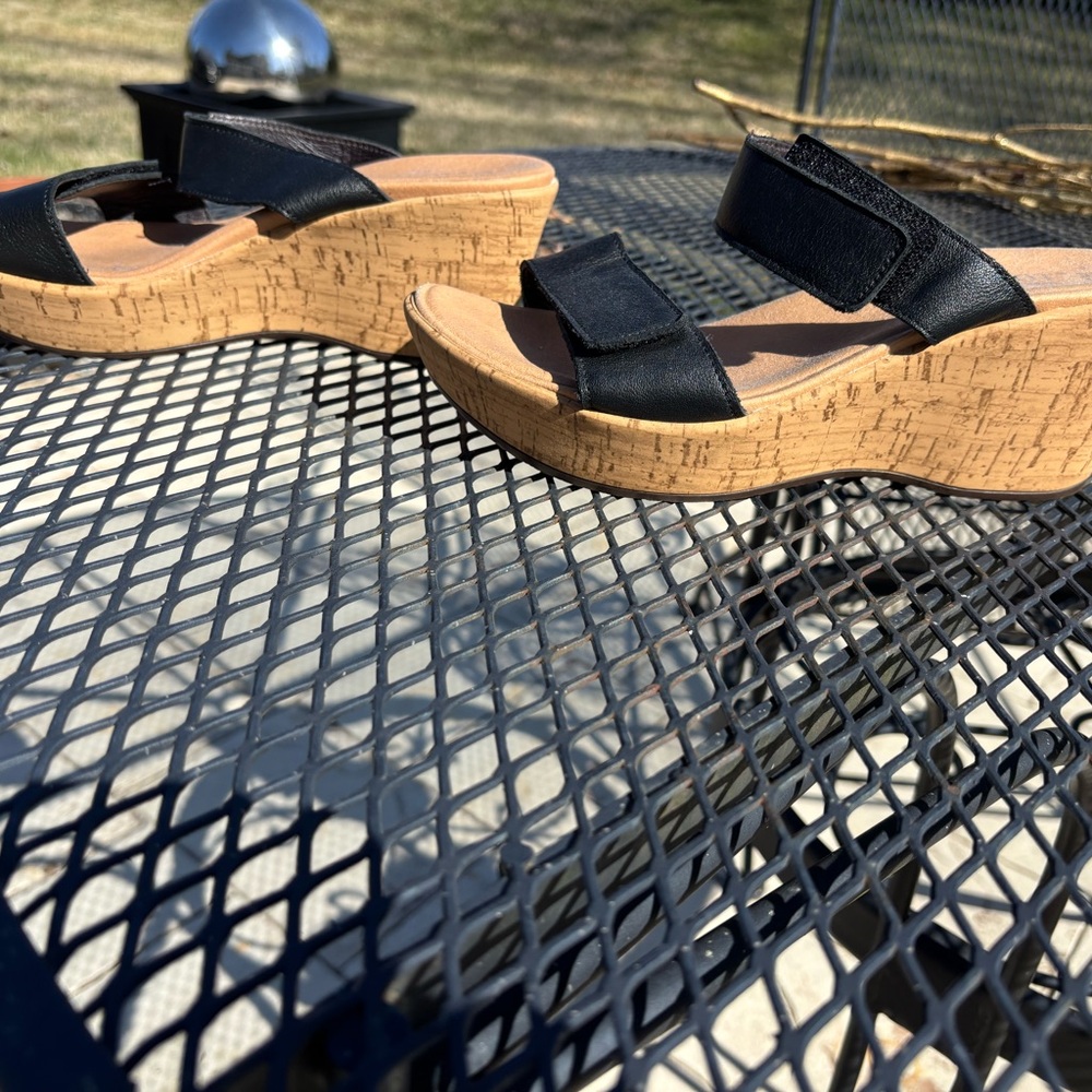 Black Strappy Sandals - Picture 2 of 5